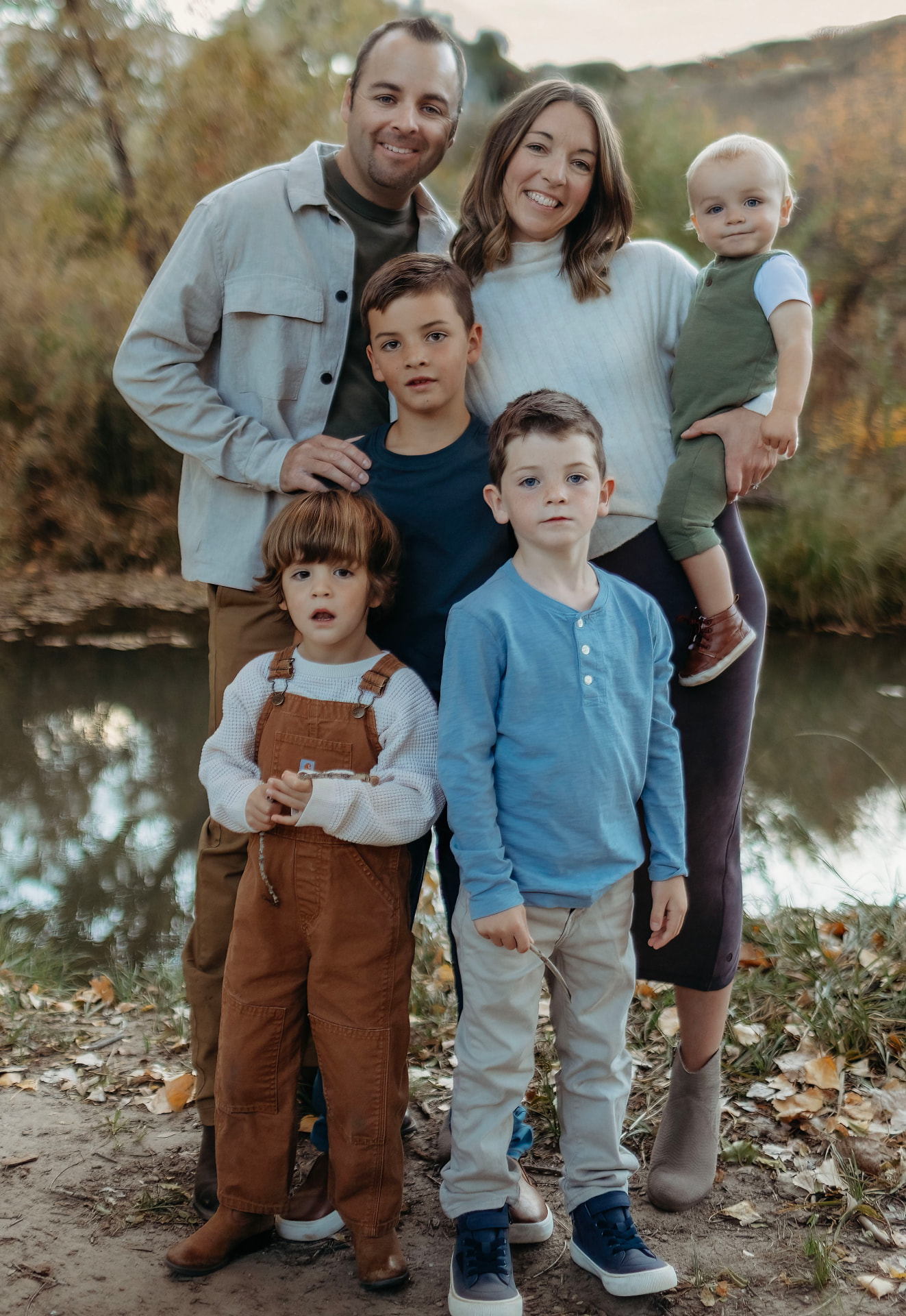 Dr. Brianne Maxwell with her family